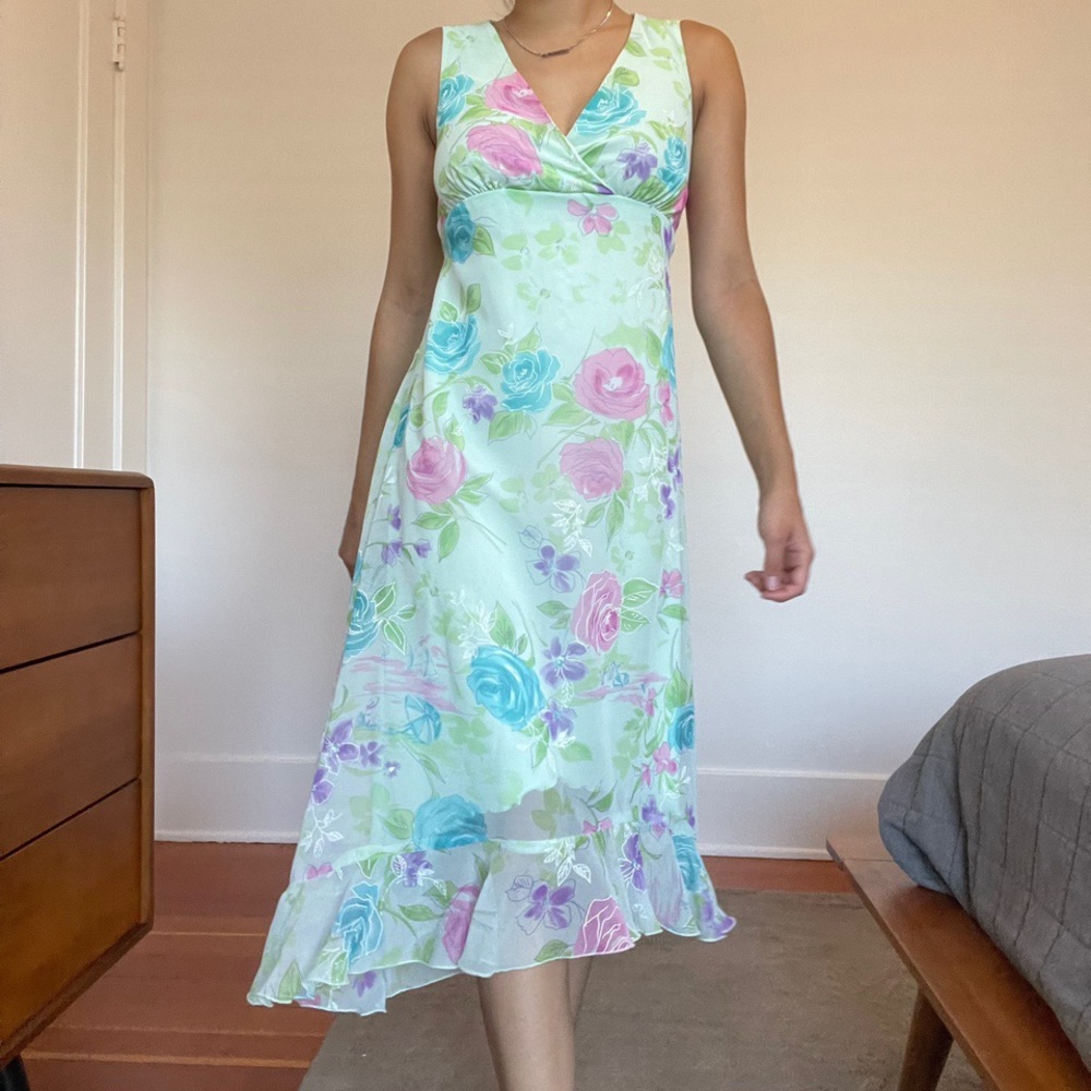 Vintage floral dress